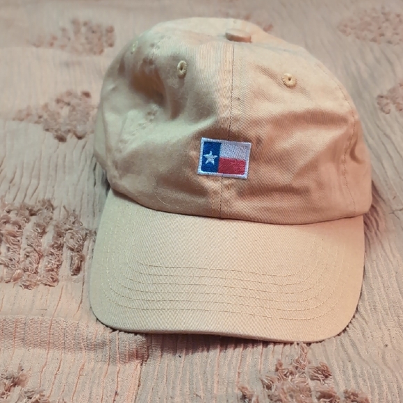 Texas Flag Dark Yellow Baseball Cap - Picture 1 of 3